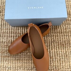 Everlane Women's Saddle Brown Leather Loafers